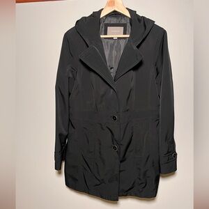 Croft & Barrow Black Trench Coat for Women‎
